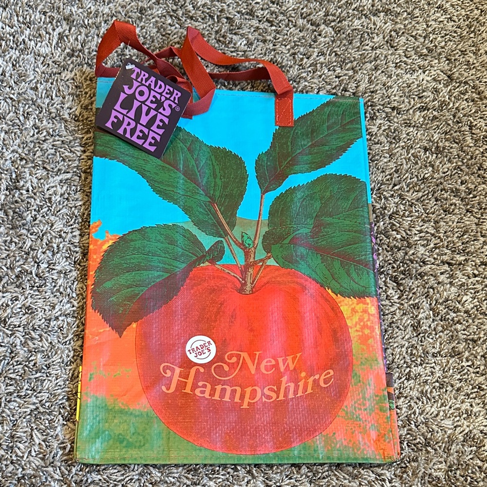 Trader Joe's New Hampshire Tote Bag - Colorful Design
